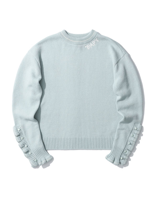 Contrast stitch sweater