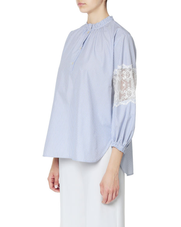 Panelled lace top