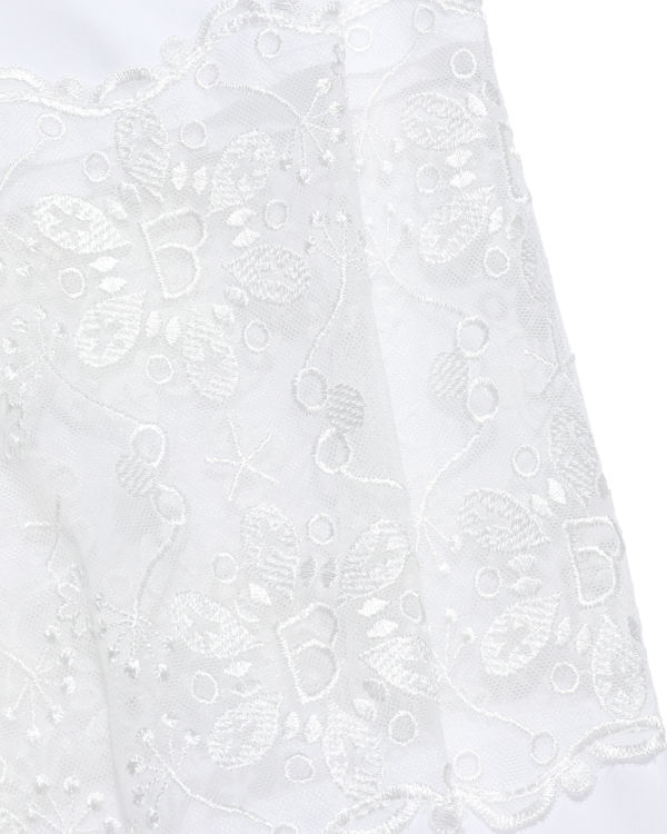 Panelled lace top