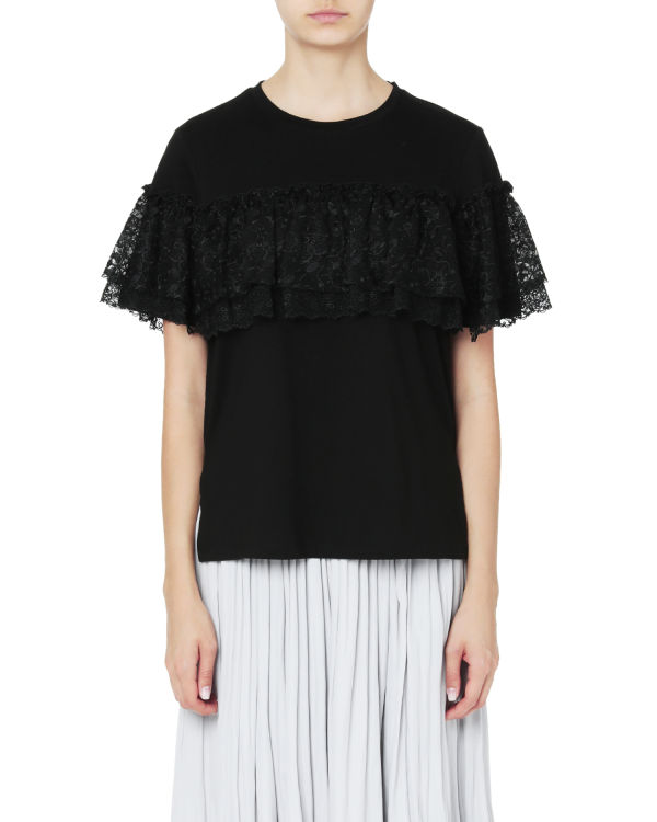 Layered lace tee