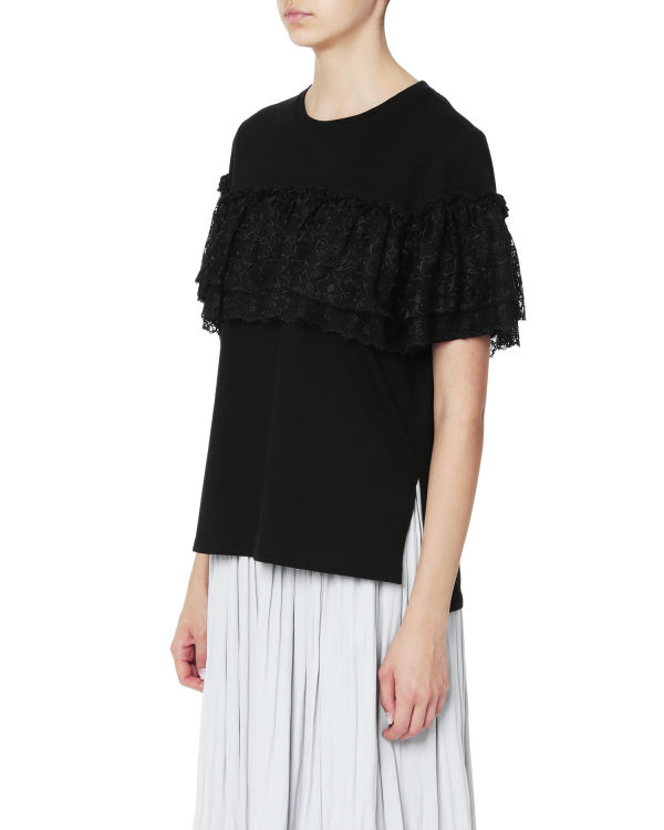 Layered lace tee