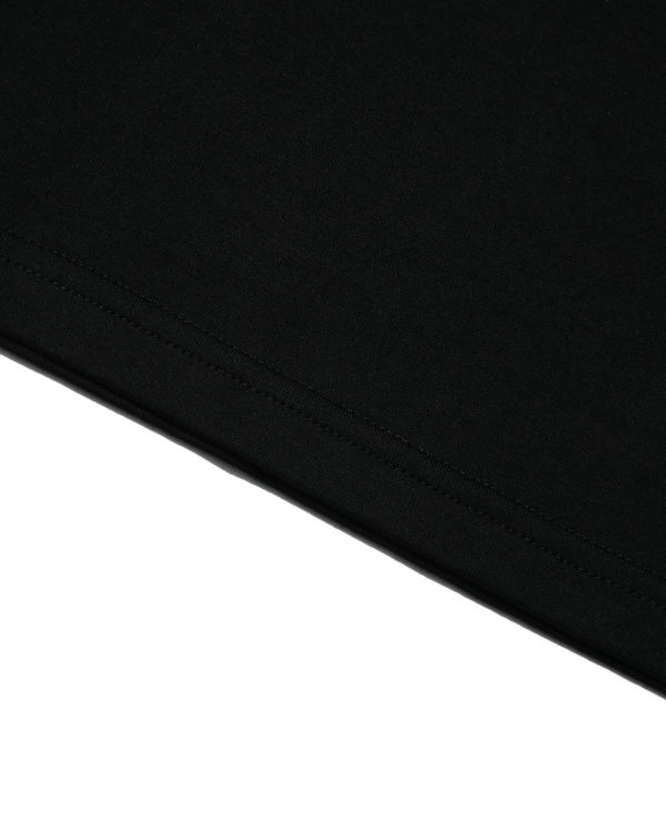 Embroidered logo graphic tee