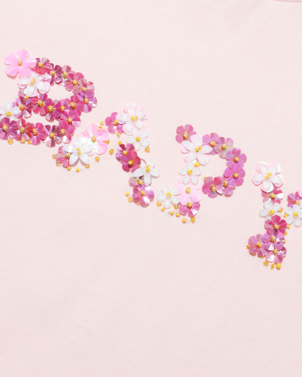 Embellished logo tee