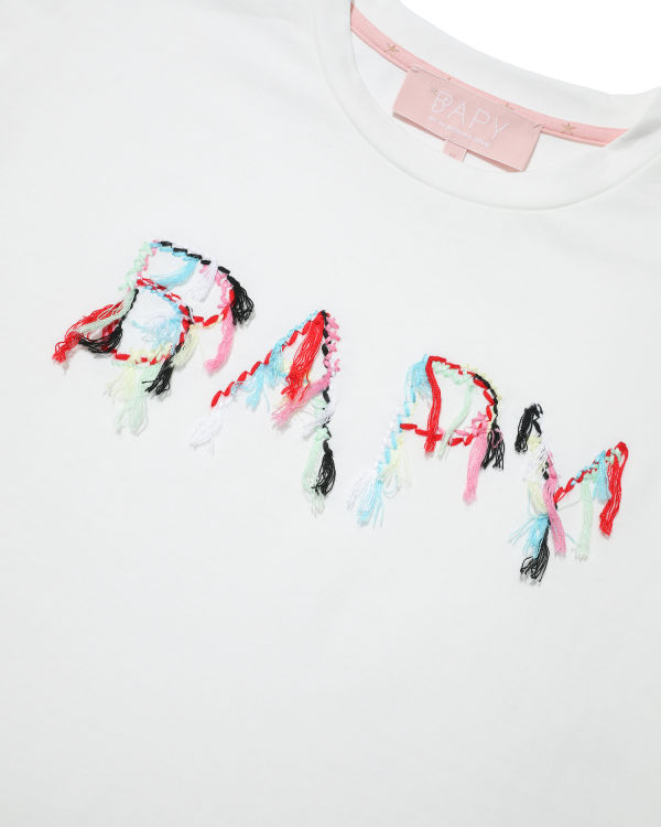 Embroidered logo tee