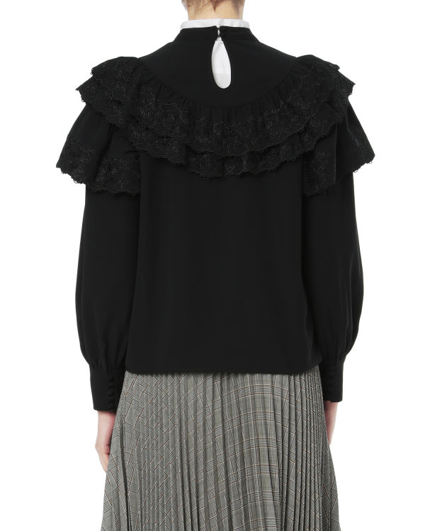 Ruffle layered top