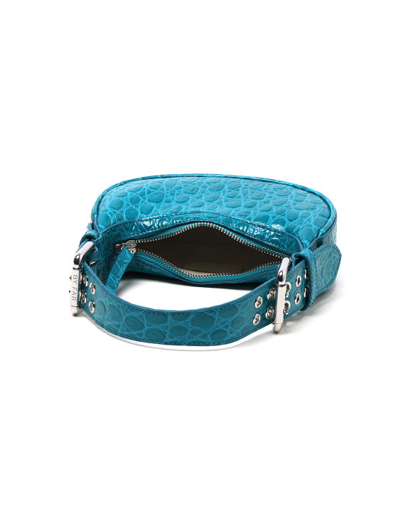 Mini Soho Azur Circular Croco Embossed Leather - BY FAR