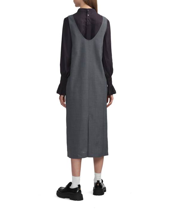 BEAUTY & YOUTH Sleevelss wool-blend dress