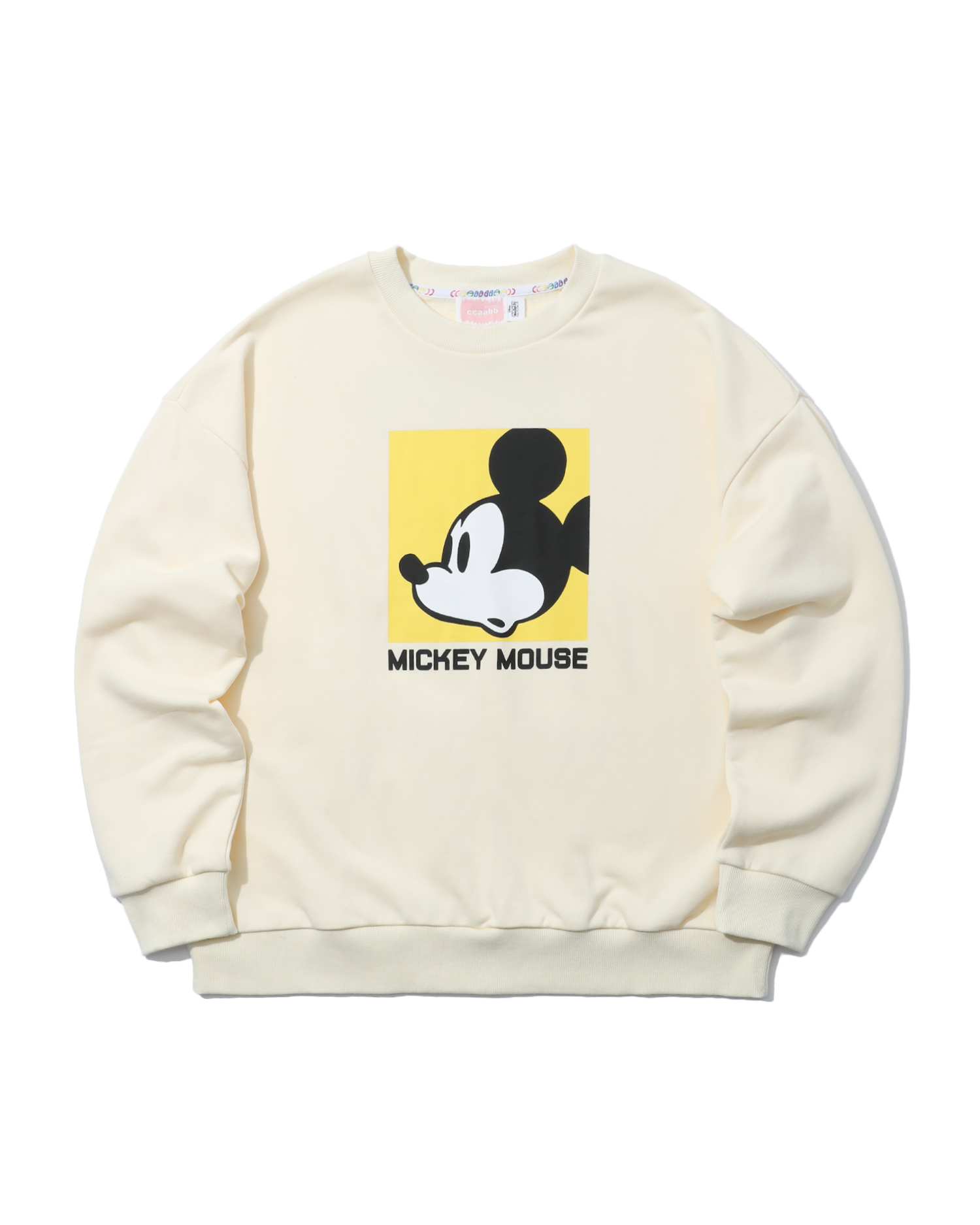 mickey mouse print sweatshirt