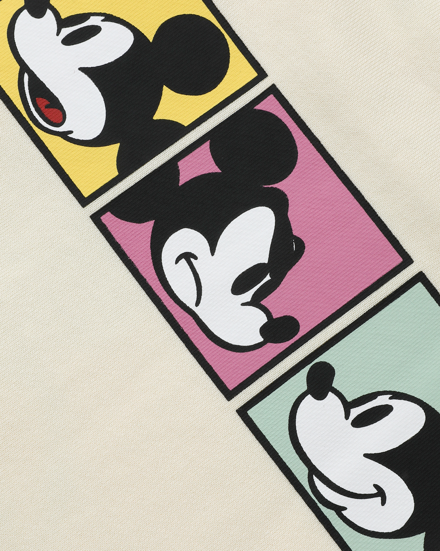 mickey mouse print sweatshirt