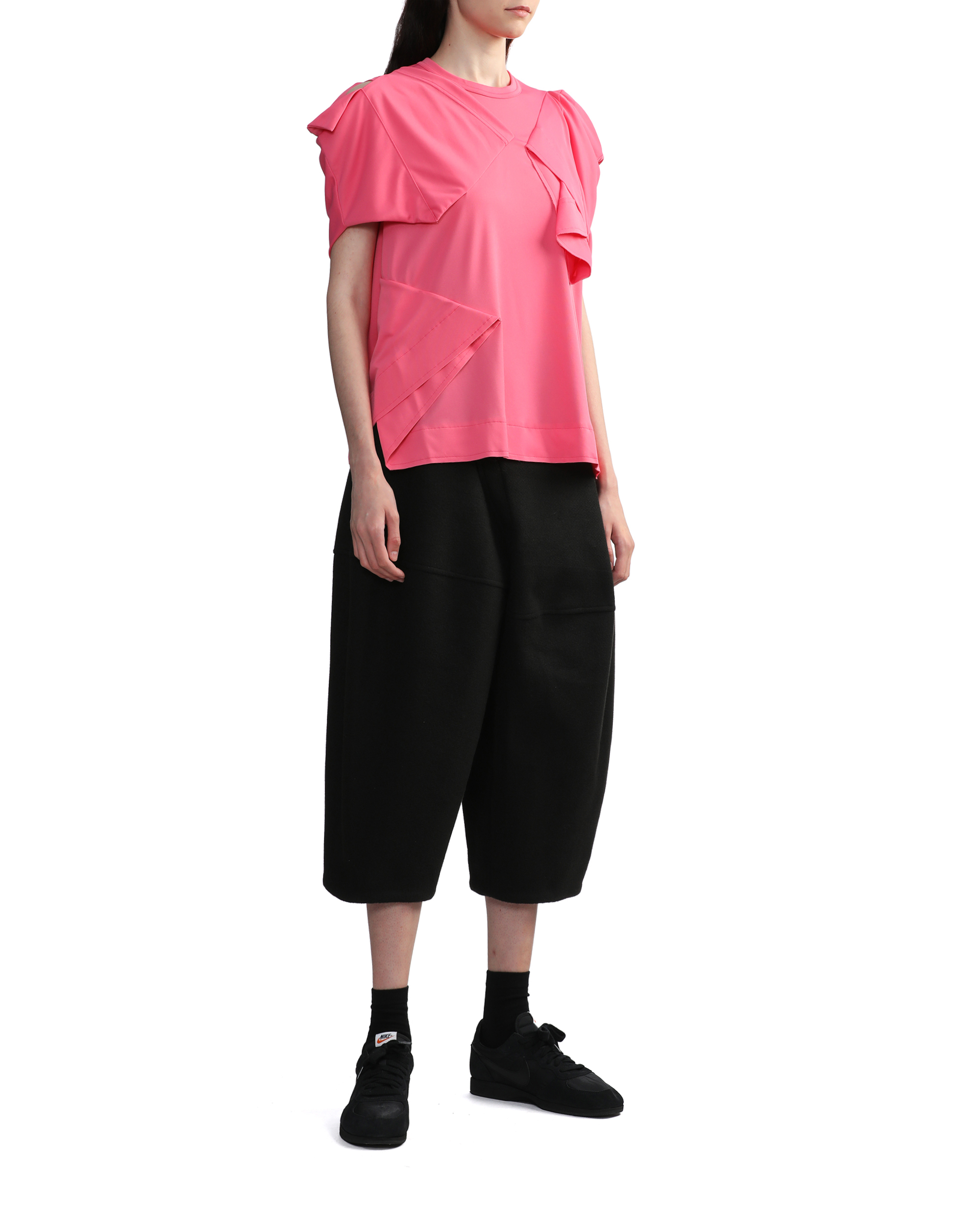 COMME des GARÇONS Asymmetric cropped pants | ITeSHOP