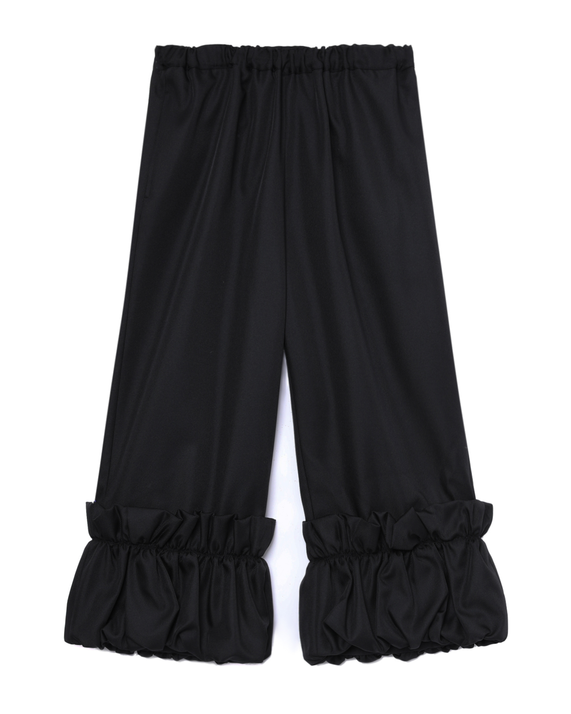 COMME des GARÇONS COMME des GARÇONS Cropped ruffle pants | ITeSHOP