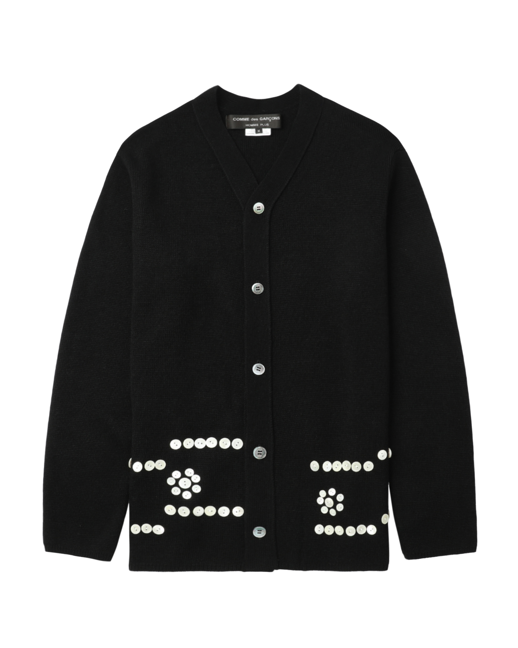 COMME des GARÇONS HOMME PLUS Button embellished cardigan