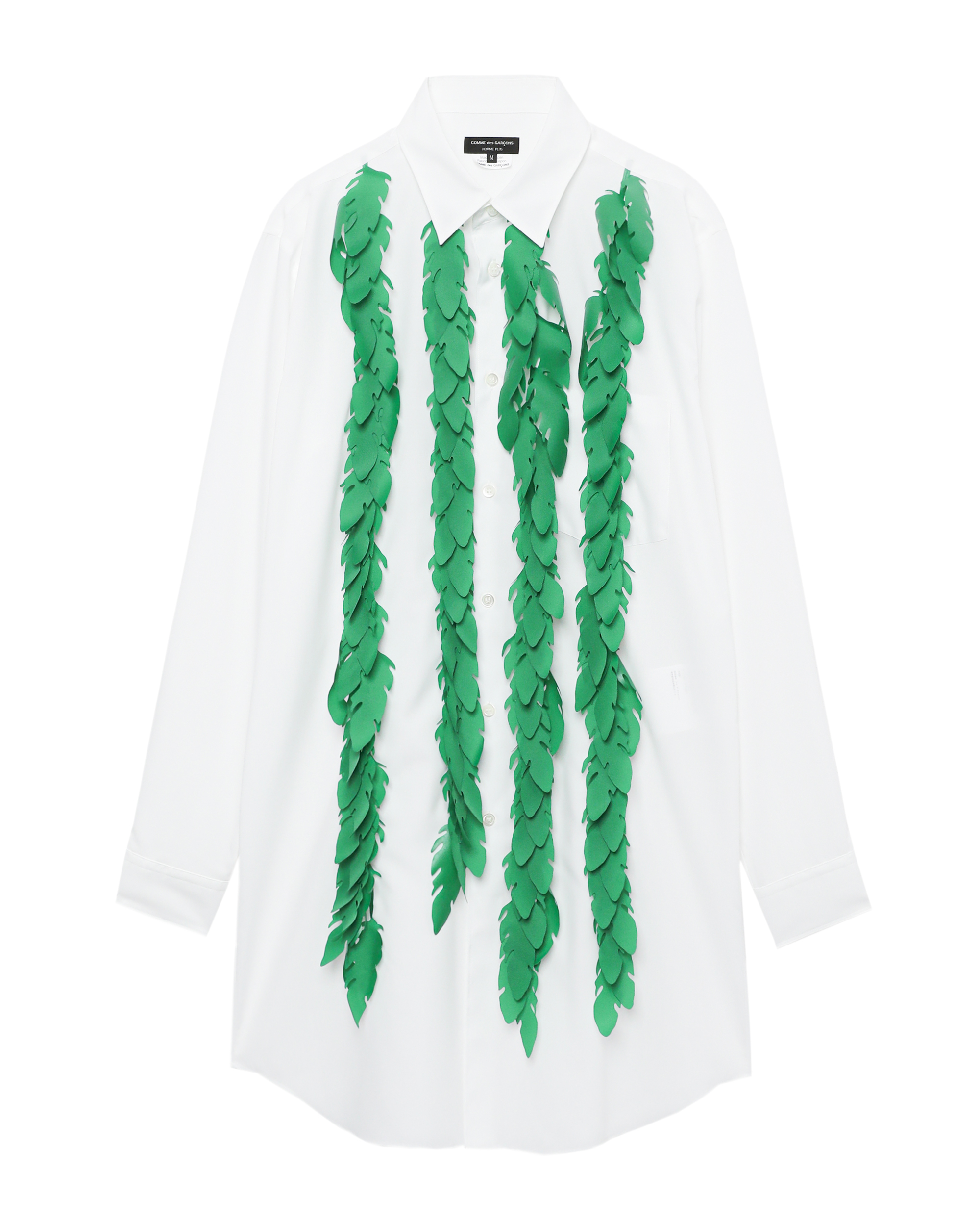 COMME des GARÇONS HOMME PLUS Front leaves long shirt | ITeSHOP