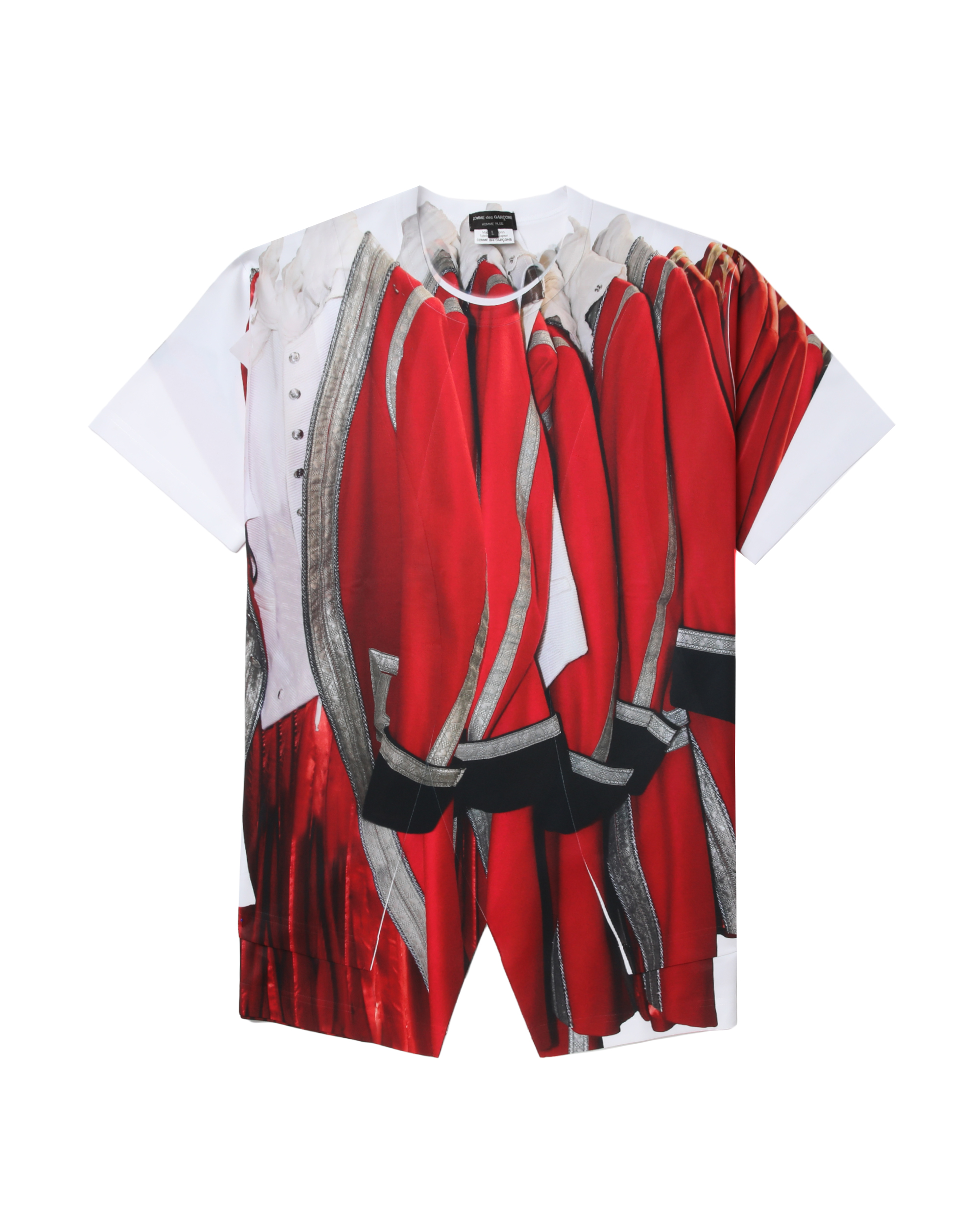 Comme des Garçons HOMME PLUS Trompe-l'œil printed tee | ITeSHOP