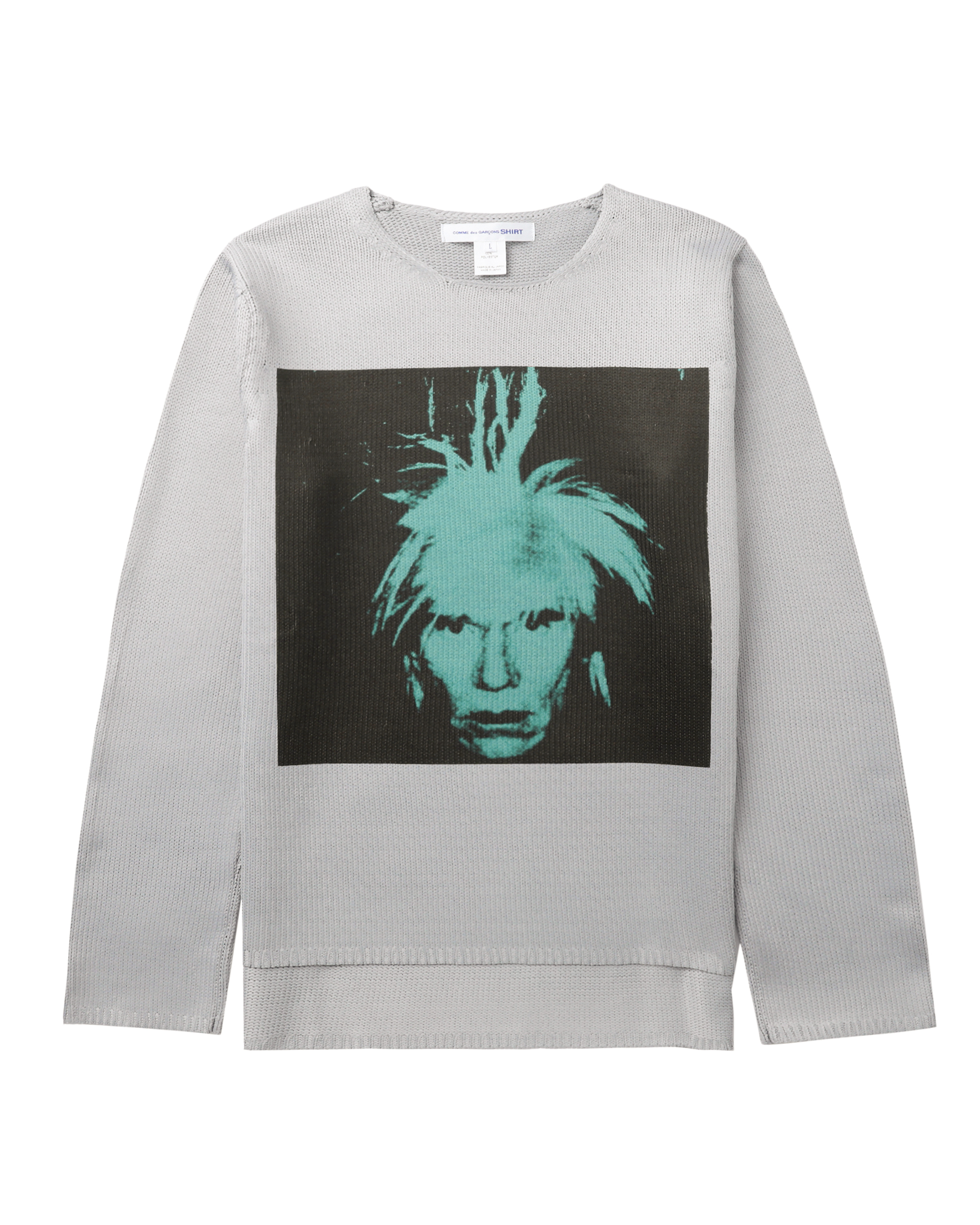 COMME des GARCONS SHIRT × Andy Warhol ロングスウェット Comme des Garçons SHIRT Andy Warhol Liz Taylor Crewneck