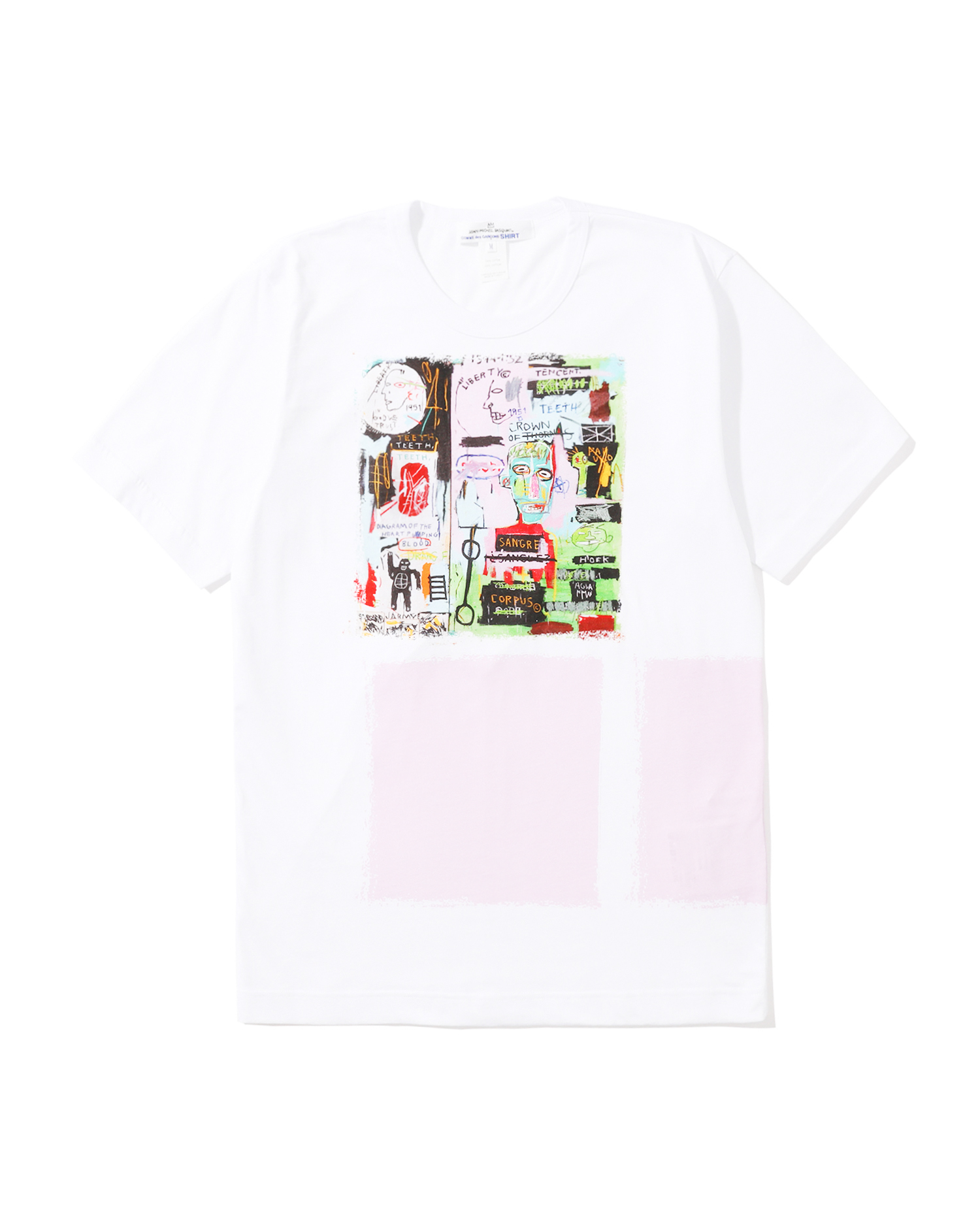 comme des garcons basquiat shirt