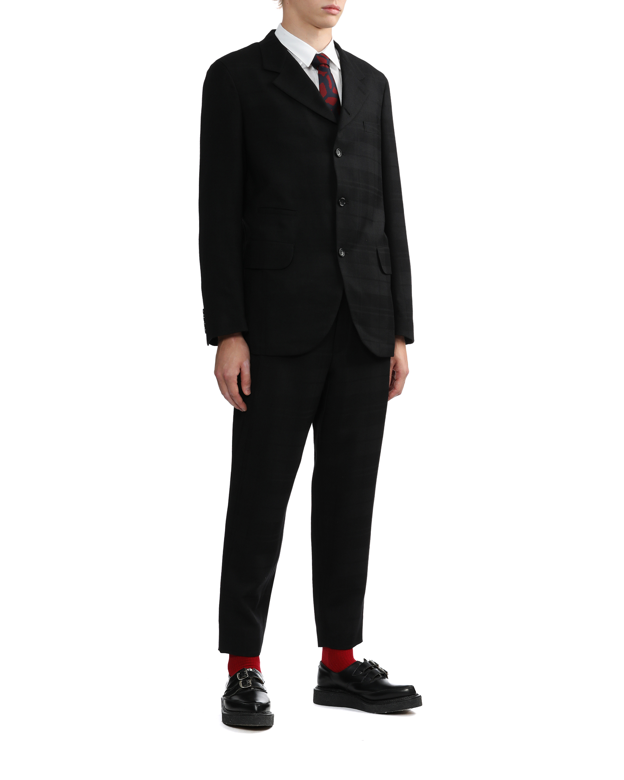 Comme des Garçons Homme Deux Black Notched Lapel Blazer