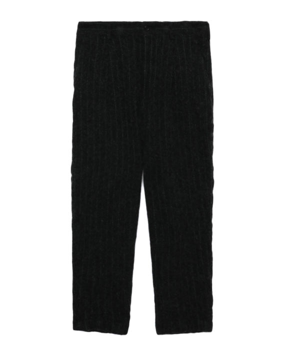Comme Des Garçons HOMME DEUX Stripe boil wool pants