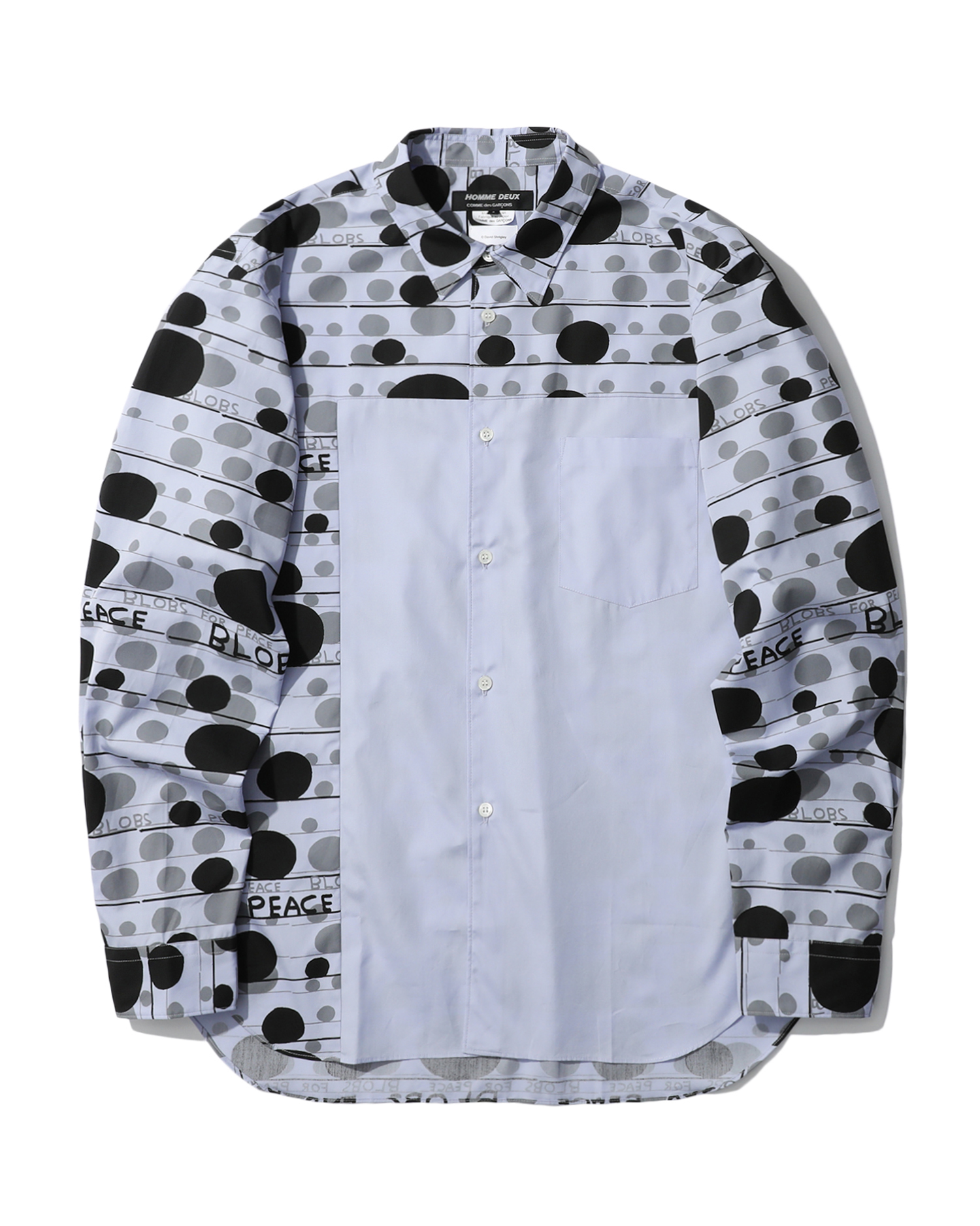 X David Shrigley button-up shirt