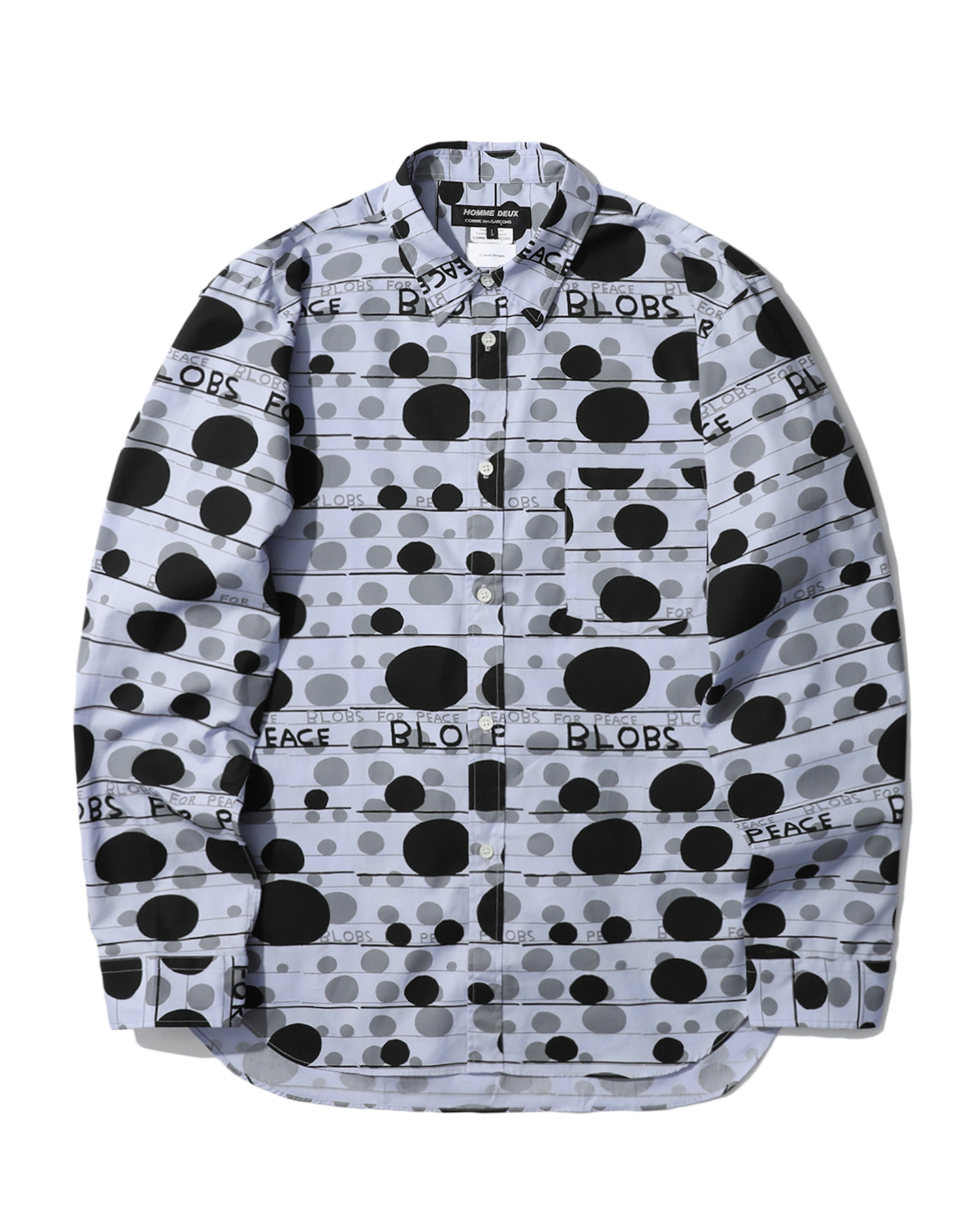 X David Shrigley button-up shirt