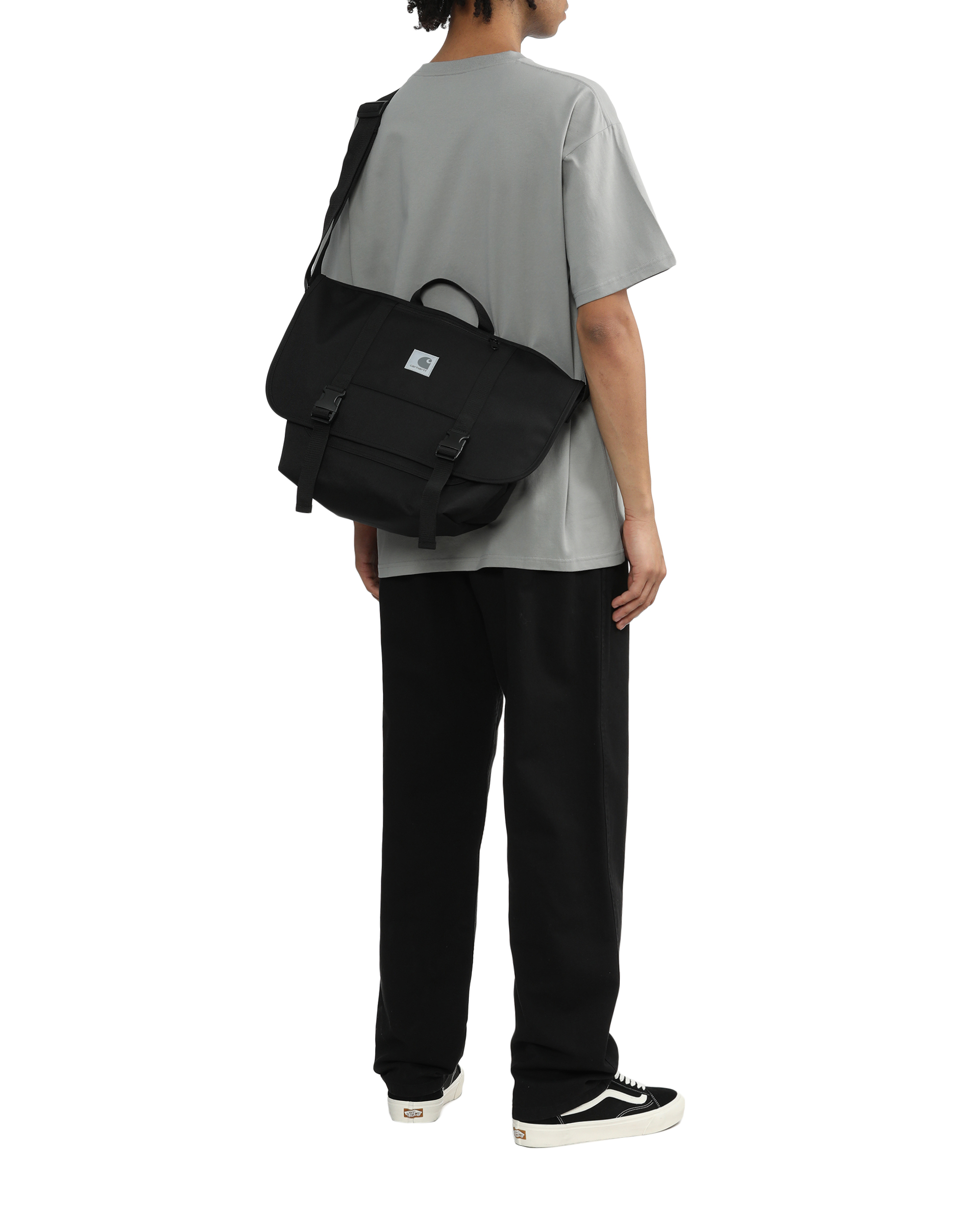 バッグ carhartt REFLECTIVE PARCELBAG - Black Reflective Parcel Bag
