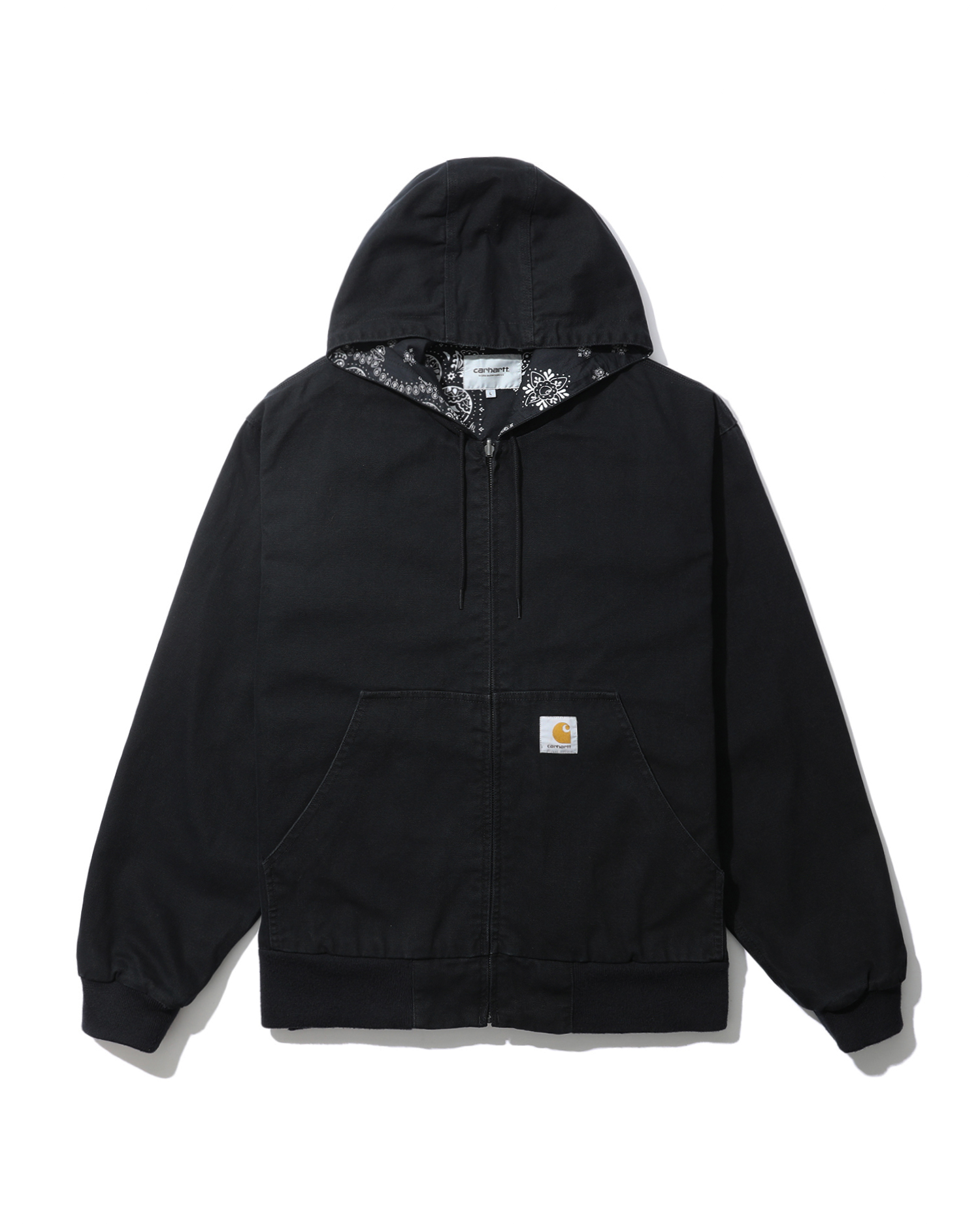 carhartt wip bandana active jacket M 黒 - greatriverarts.com