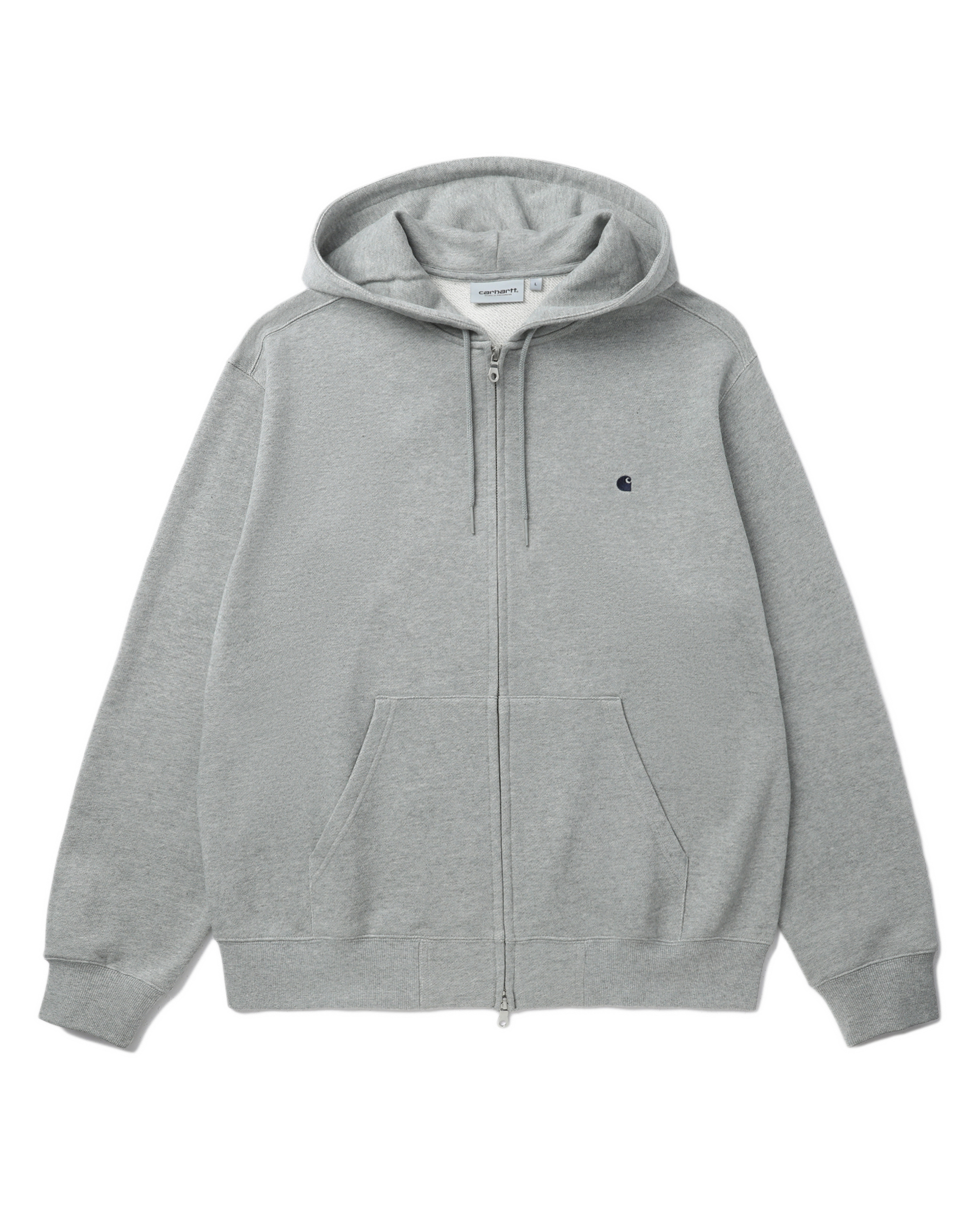 ★ドイツ発*carhartt WIP*新作*Madison ZIPフーディ/GREY★ ☆ドイツ発*carhartt WIP*新作*Madison ZIPフーディ/GREY