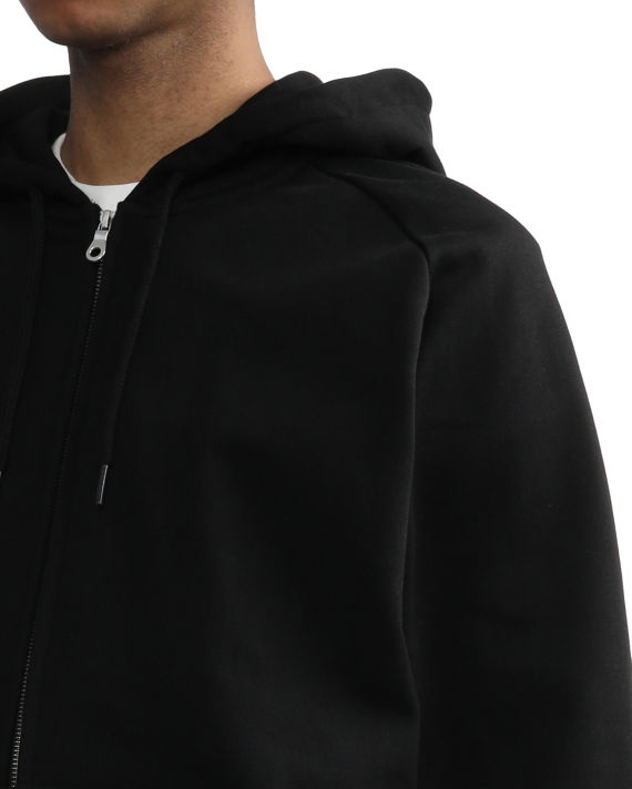Hooded square-label jacket image number 4