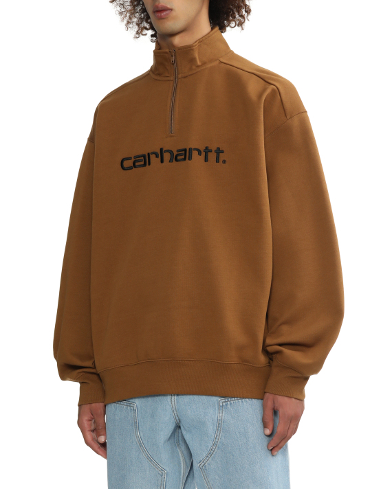 CARHARTT WIP Script half zip sweatshirt