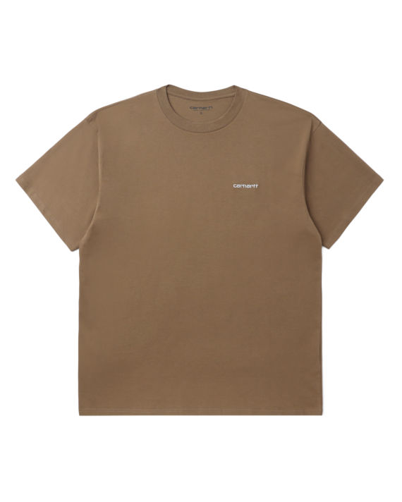 S/S Script embroidery tee image number 0