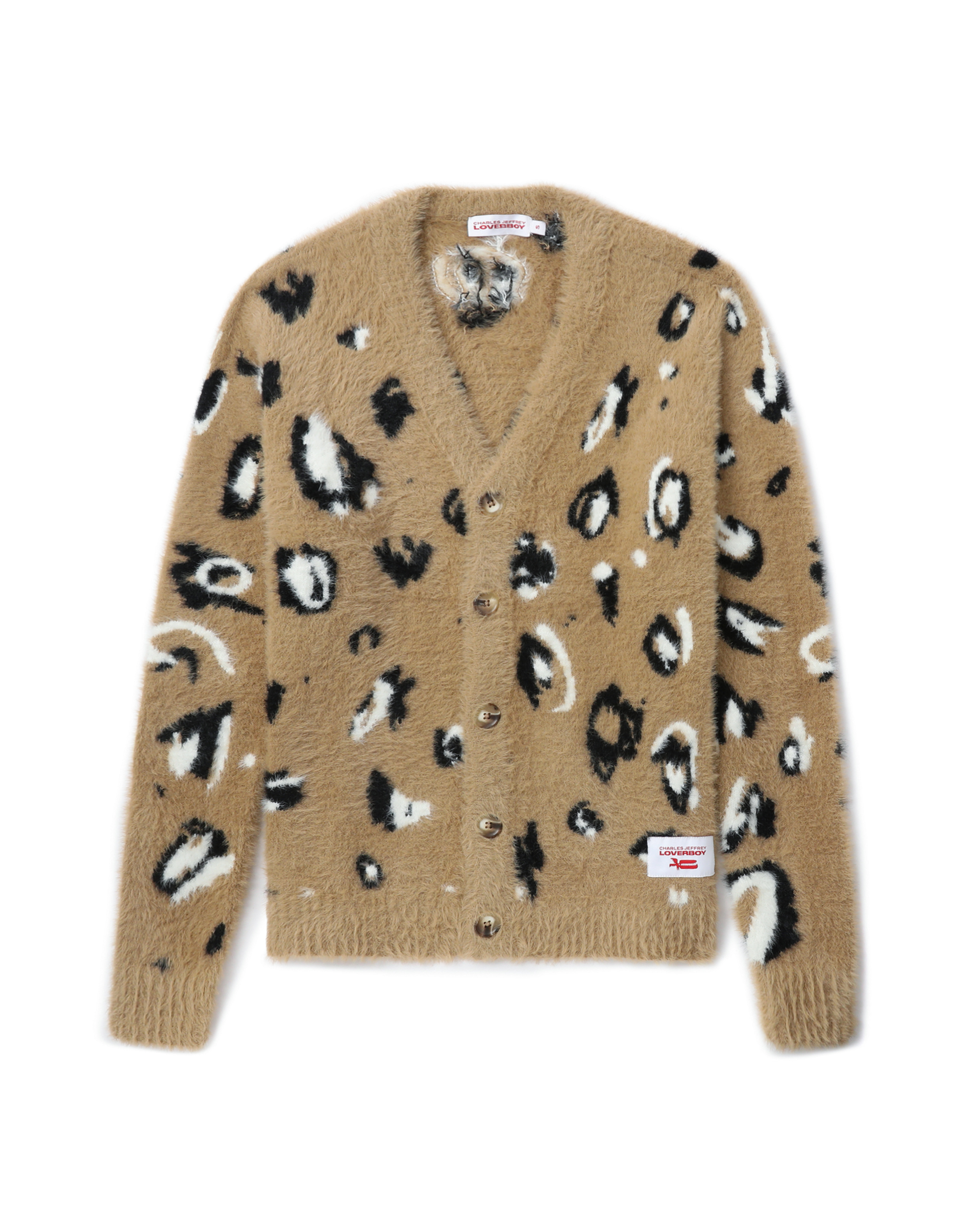 CHARLES JEFFREY LOVERBOY Fluffy label cardigan | ITeSHOP