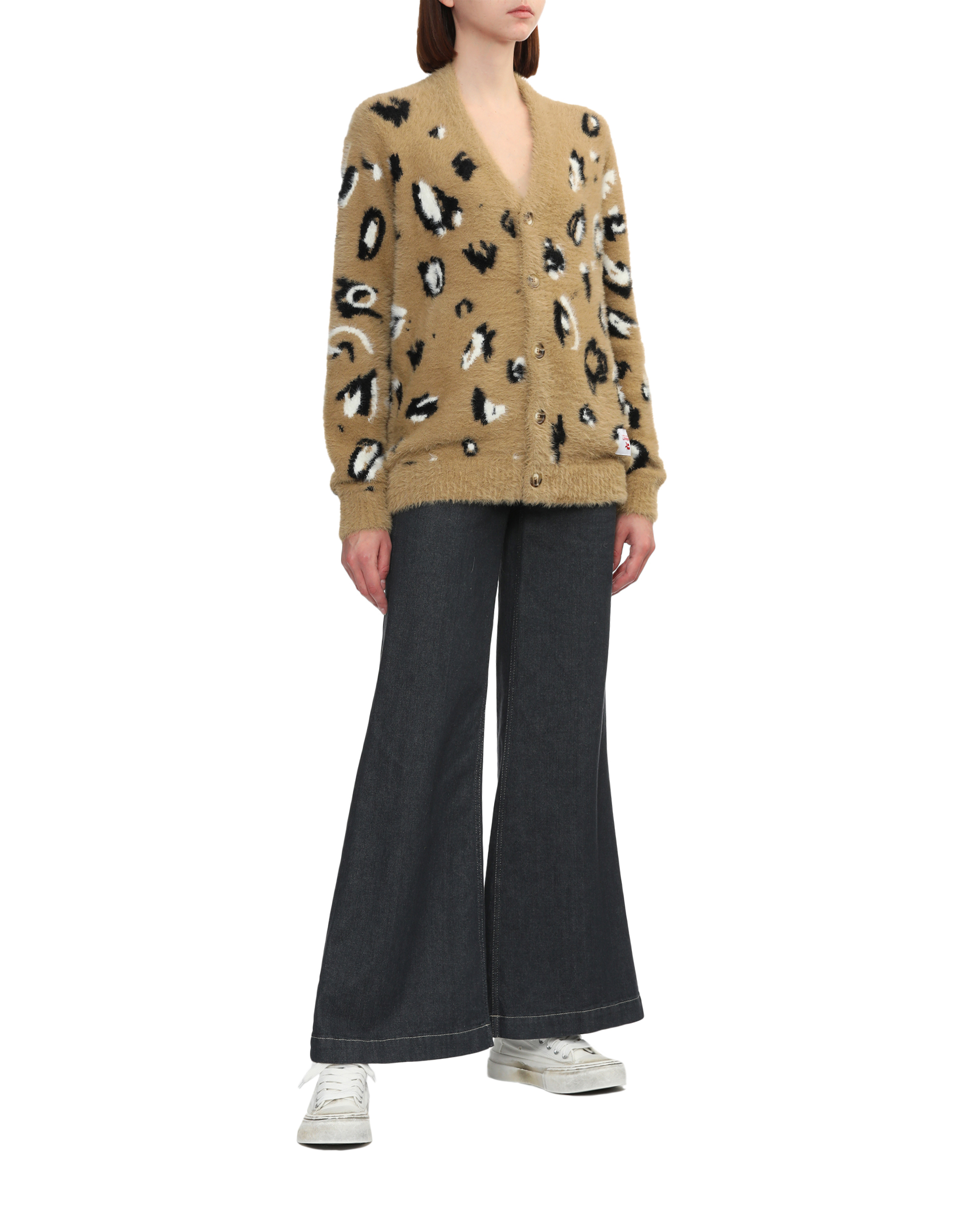 CHARLES JEFFREY LOVERBOY Fluffy label cardigan | ITeSHOP
