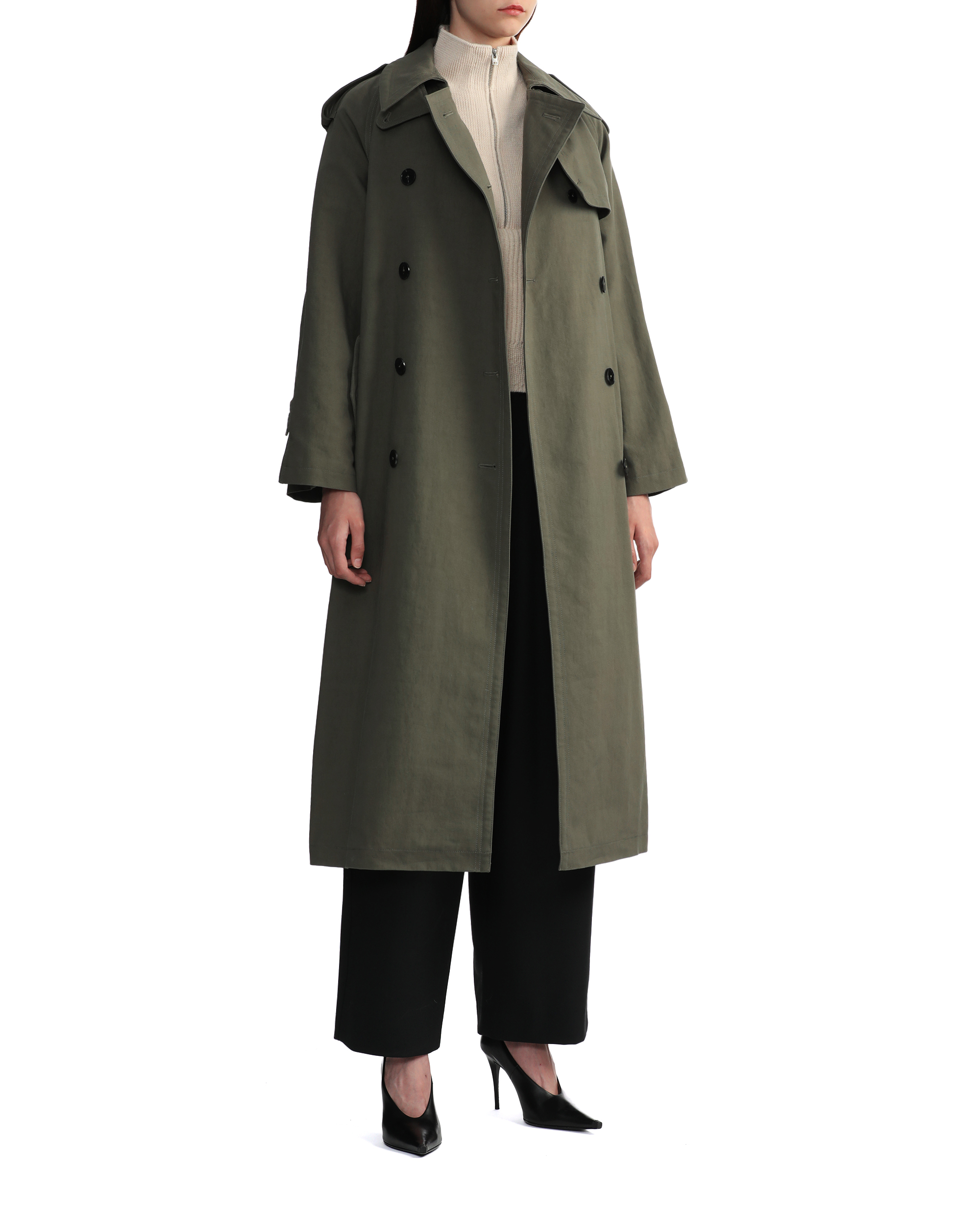 【週末限定価格】OHOTORO Surface Half Trench Coat surface half trench coat | OHOTORO