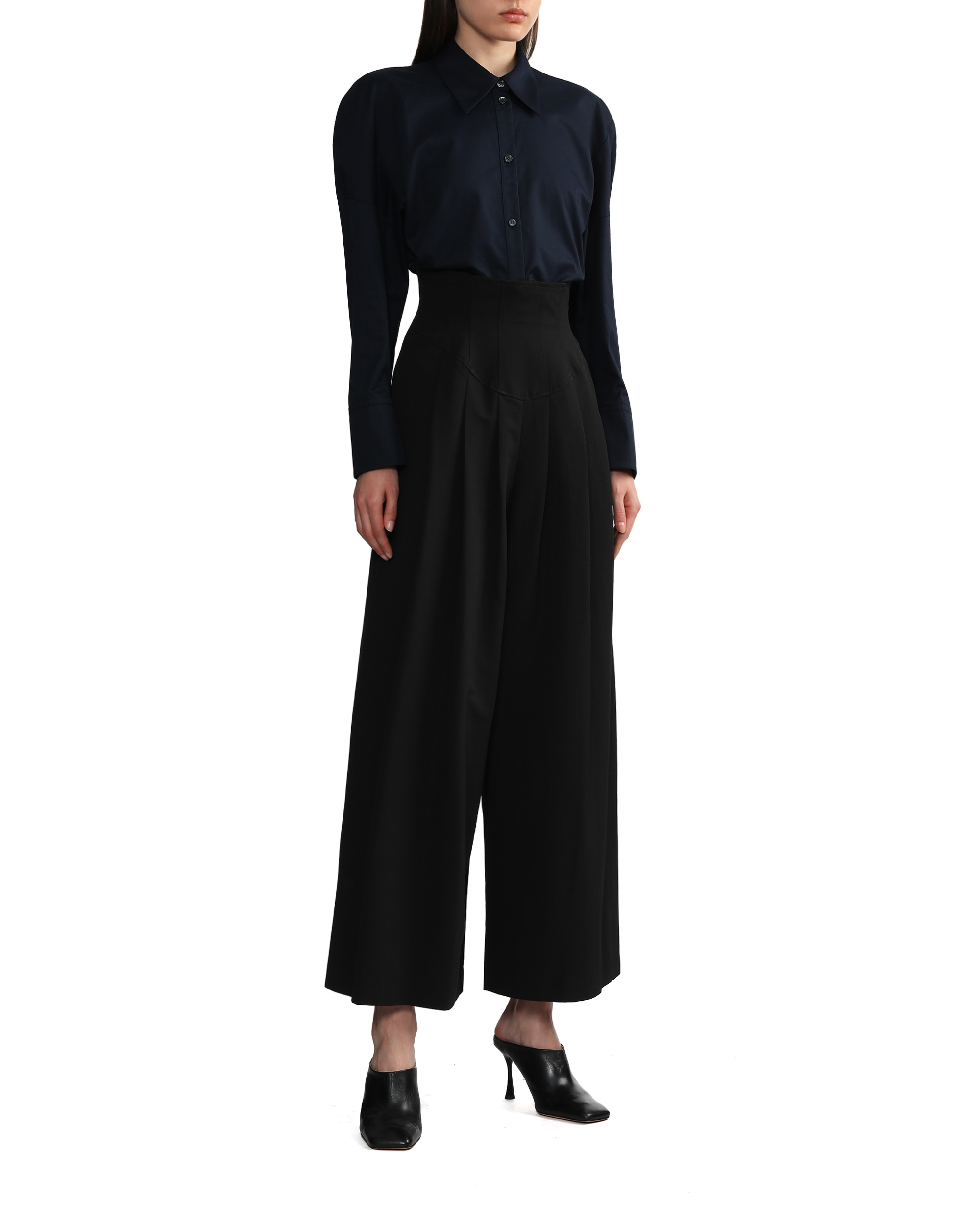 CLANE Corset design wide pants| ITeSHOP