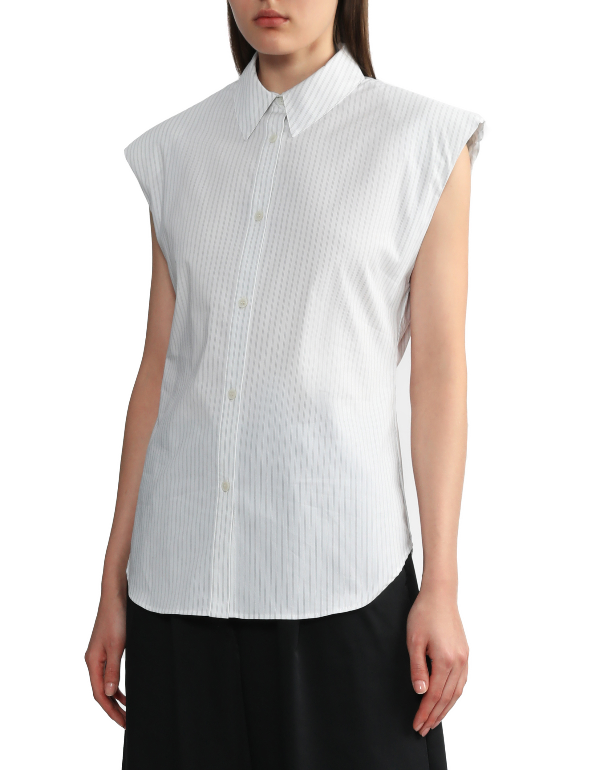 Shoulder padded shirt