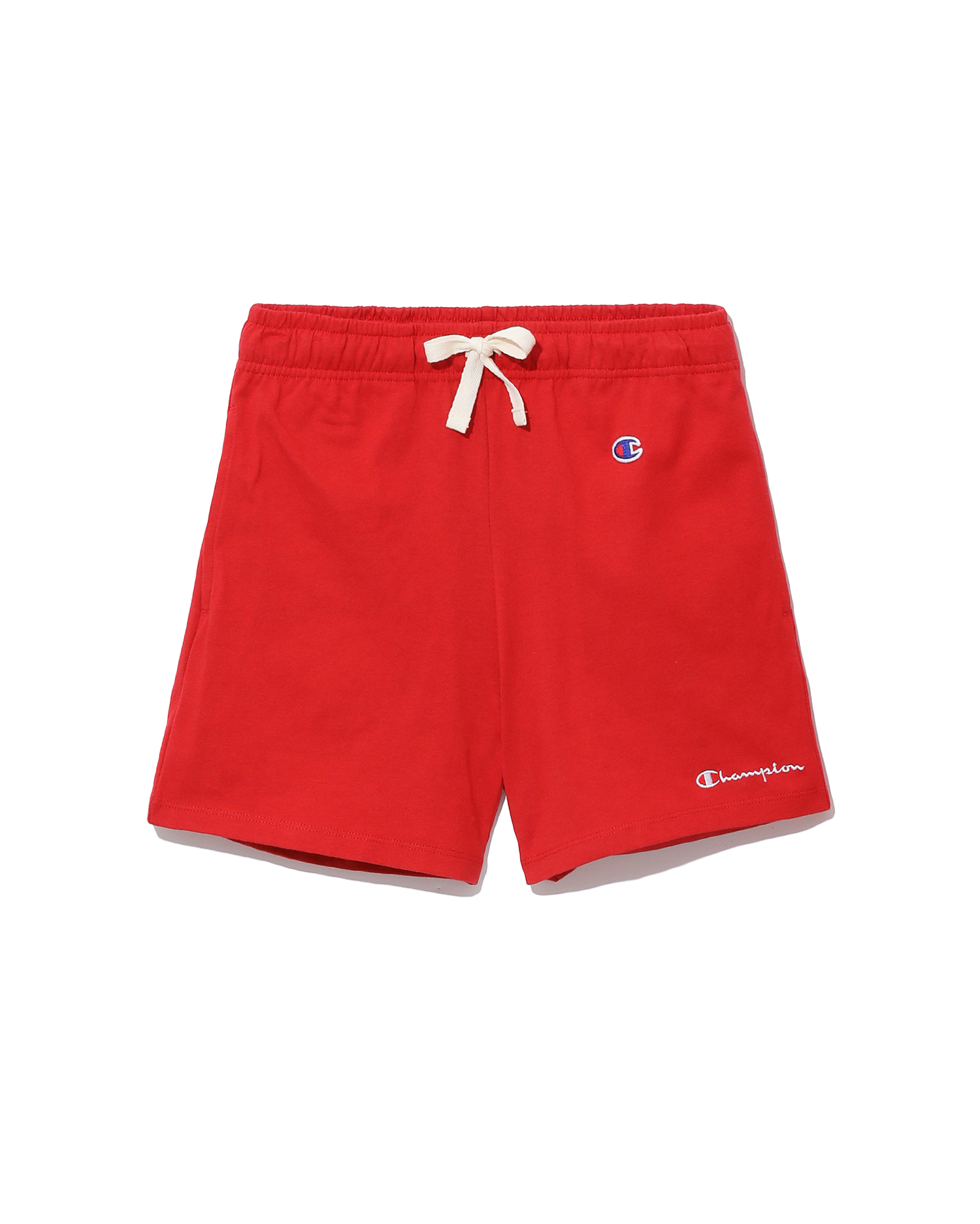 champion logo shorts