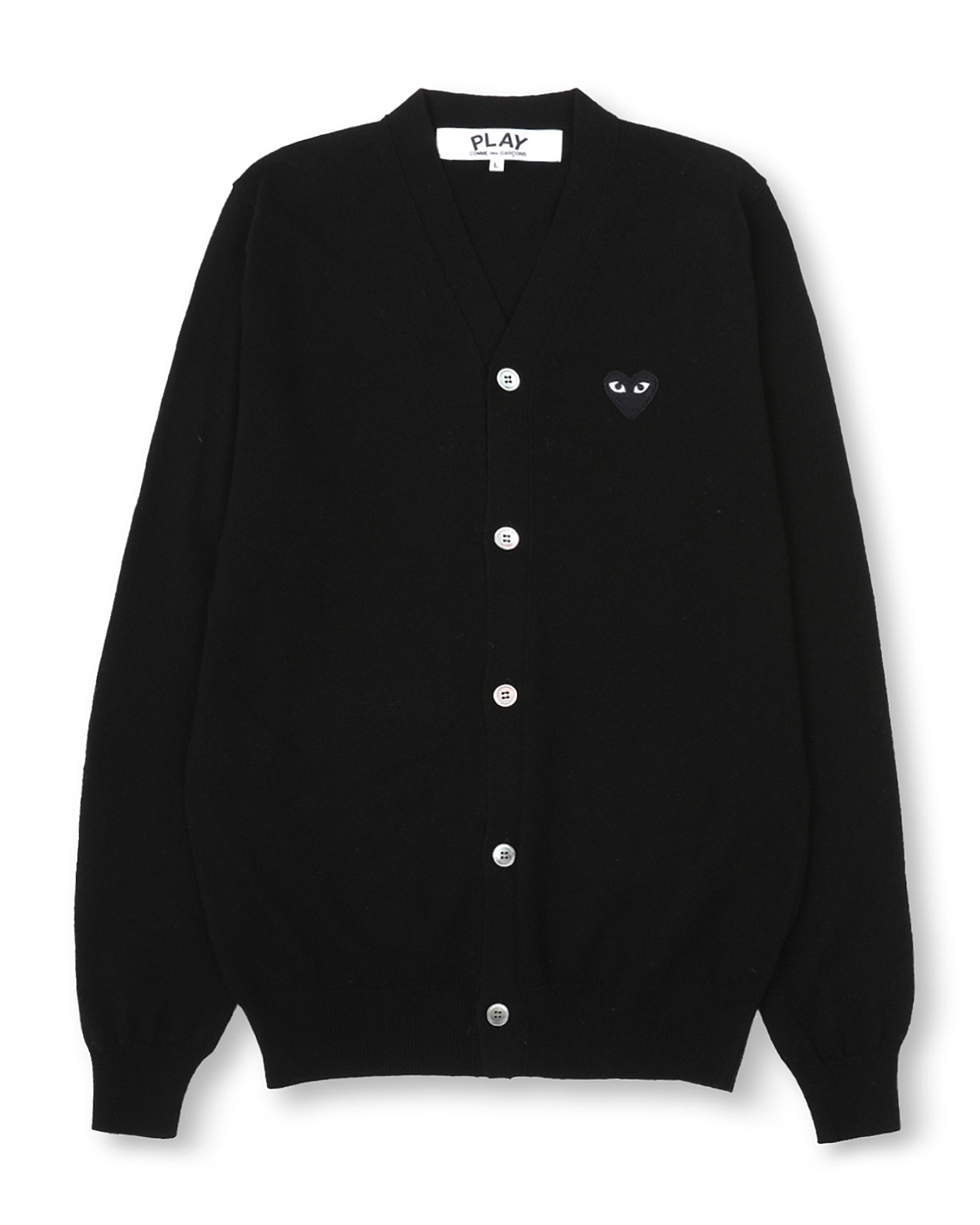Heart logo wool cardigan| ITeSHOP