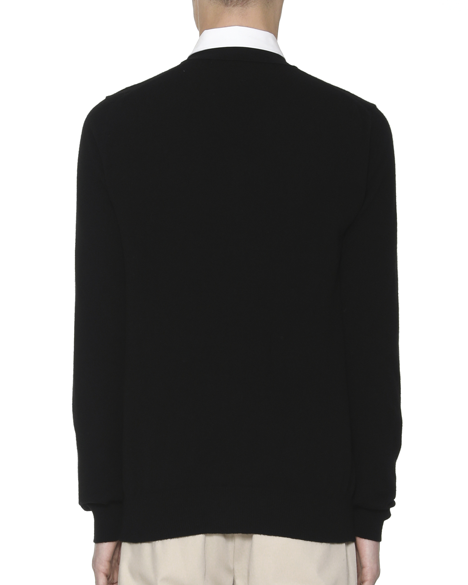Heart logo wool cardigan| ITeSHOP