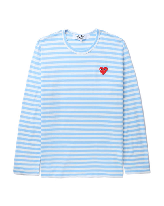 Heart logo striped tee image number 0