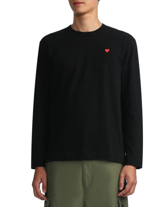 Heart patch long sleeve tee image number 2