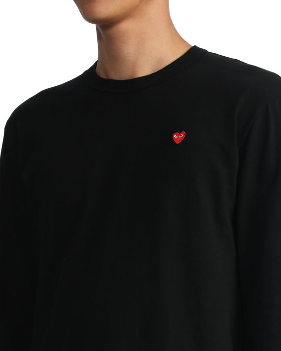 Heart patch long sleeve tee image number 4