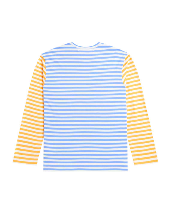 Heart logo striped L/S tee image number 5