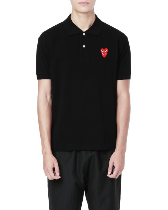 Double heart polo shirt image number 1