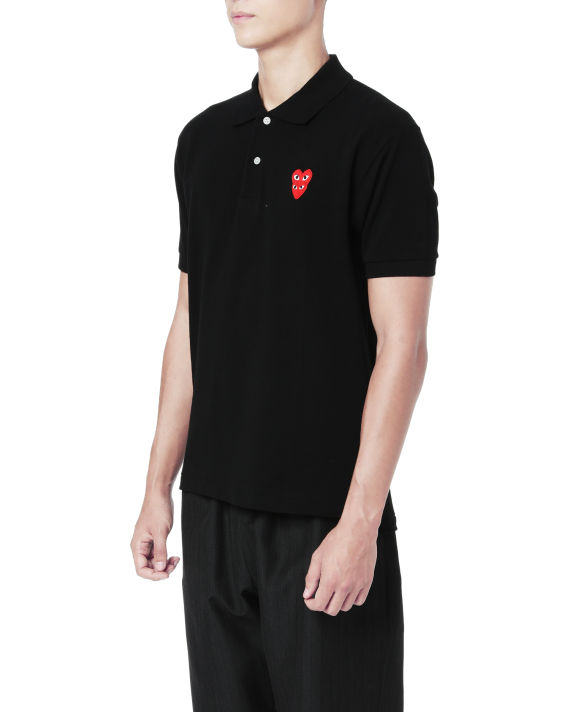 Double heart polo shirt image number 2