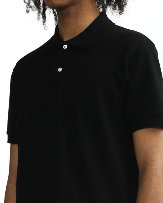 X INVADER embroidered short sleeve polo shirt image number 4