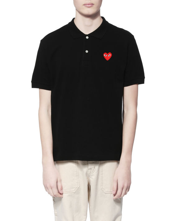 Heart logo polo shirt image number 1