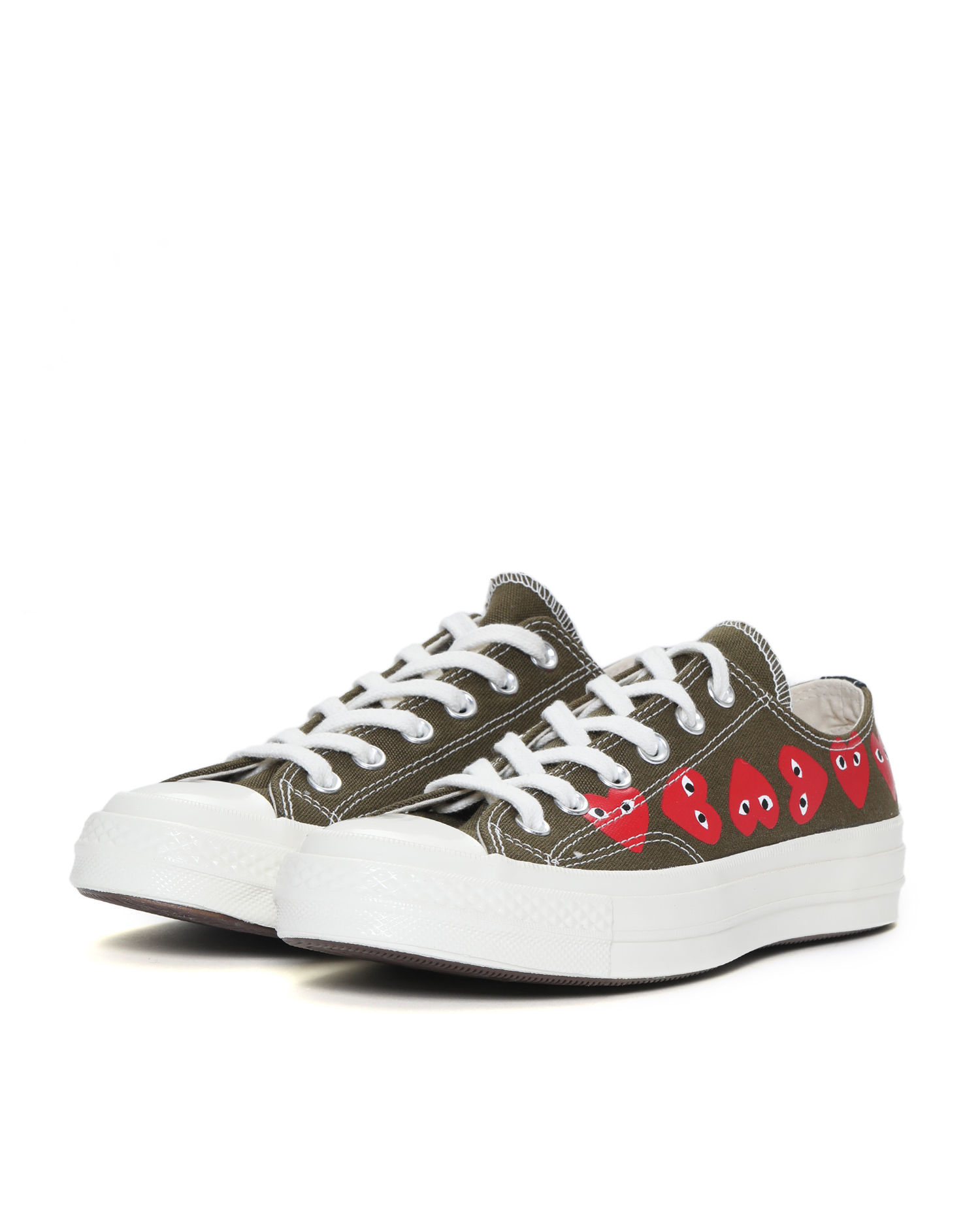 Chuck 70 Hi Comme Des Garcons PLAY Multi Hearts Green Goods lupon.gov.ph