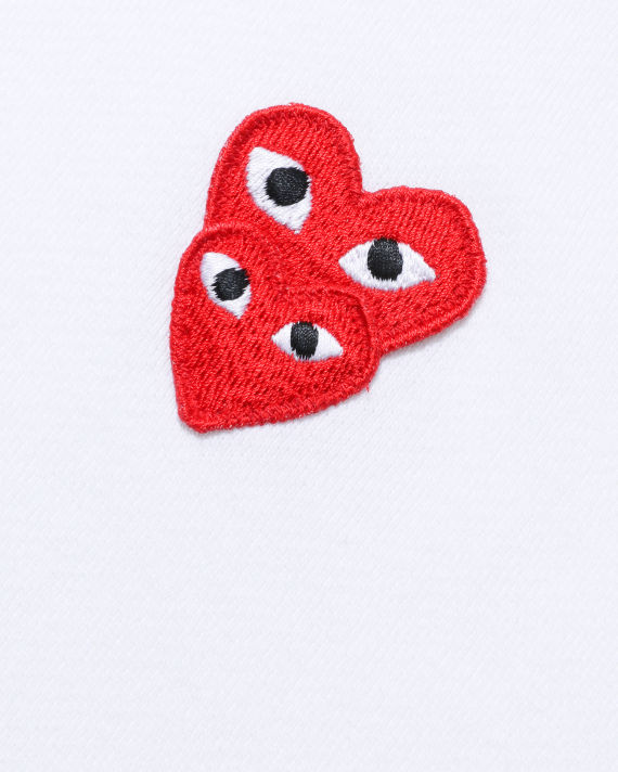 Double heart zip hoodie image number 4