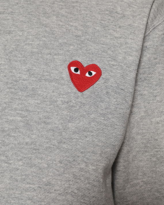 Heart logo zip-up hoodie image number 4