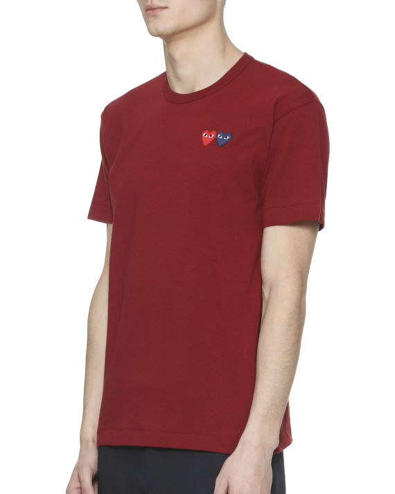 Double heart logo tee image number 2